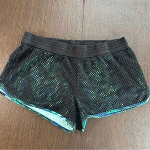 Champion Shorts Net Layer Blue & Black Sz XXL